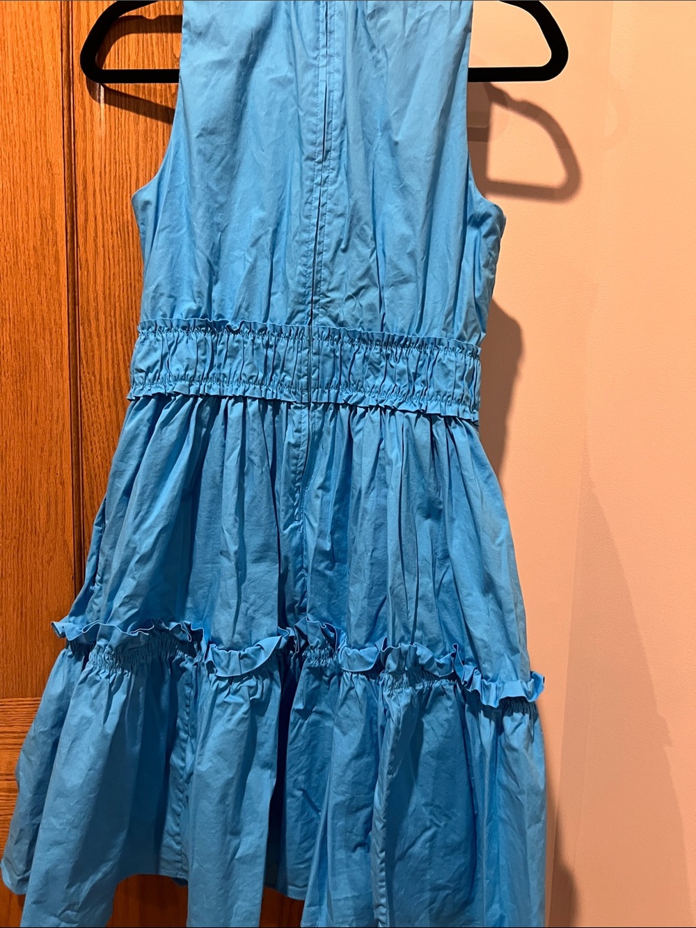 Lilly Pulitzer Elina Stretch Cotton Dress in Cumulus Blue - Picture 5 of 5